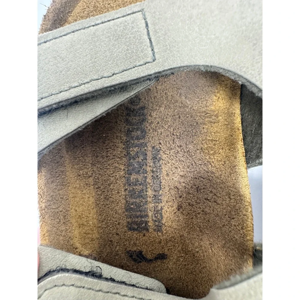 Birkenstock Kids New York Birko-Flor Khaki Green Sandals Size 26 EU 9-9.5 US